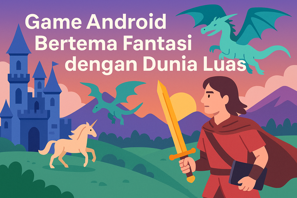 Game Android Bertema Fantasi dengan Dunia Luas